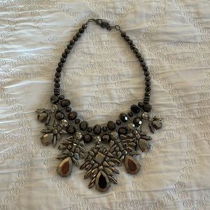J crew statement large oversized jewel bead necklace